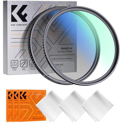 Concept 77mm PL Filter Lens Protection Filter 3 Cleaning Cloth Set Made In Japan AGC Optical Glass High Transmittance Low Reflectance Circular
