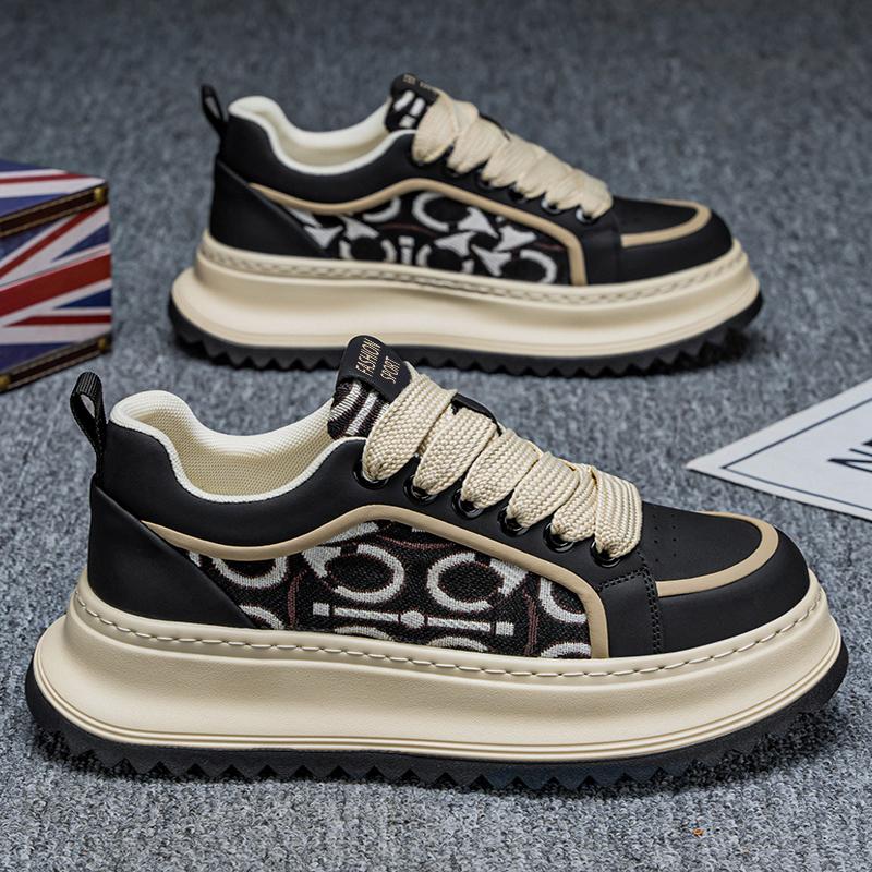 CYYTL Men Casual Shoes Platform Sneakers Outdoor Leather Tennis Running Sports Hiking Skateboard Luxury Designer Fashion Loafers