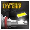FVCFBLPTTE 2PCS 2000LM Canbus H8 LED Yellow White H10 H11 LED Fog Lamp H16JP