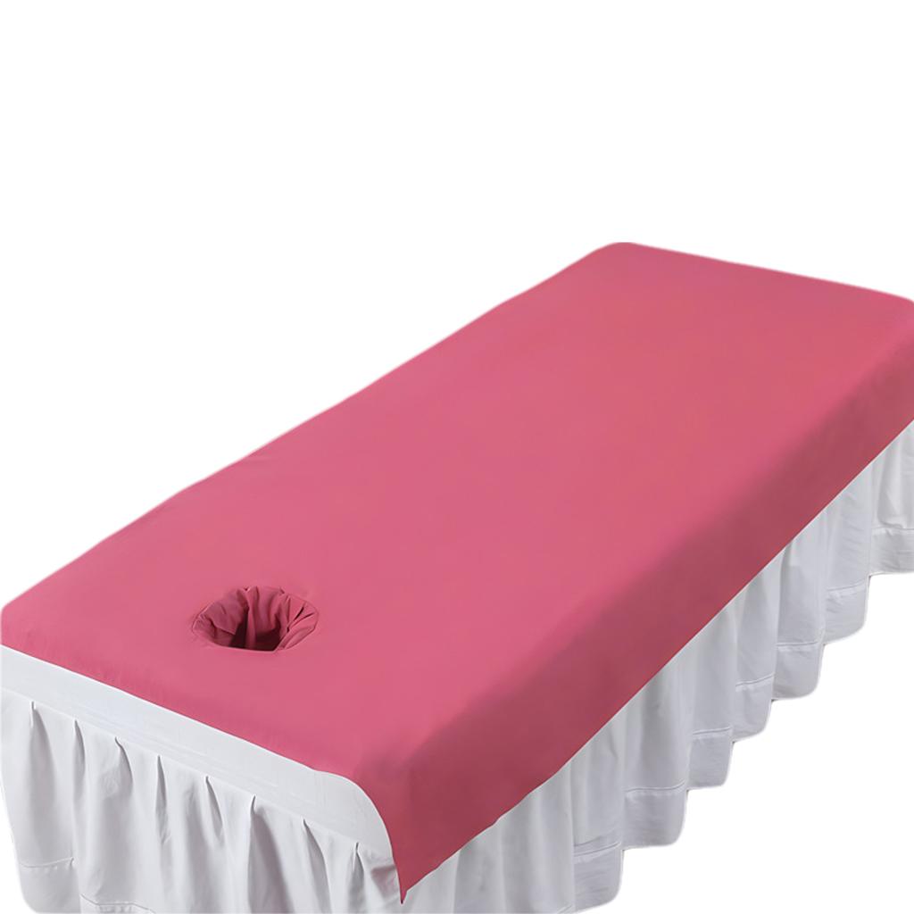 New Waterproof Oilproof Beauty Salon Bed Sheets, SPA Massage Bed Table Cover, Filmed Bedspread for Salon Barbershop withHole