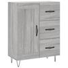 Highboard Gray Sonoma 69.5 x 34 x 180 cm Particleboard