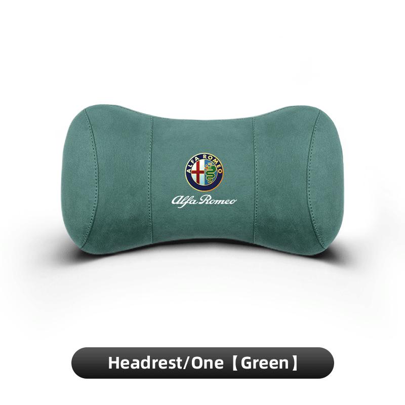 Oreiller de Protection de Cou pour Voiture Appui-tête Coton à Mémoire Support Lombaire Pour Alfa Romeo Giulietta Mito 159 Giulia Stelvio 156 147 Tonale