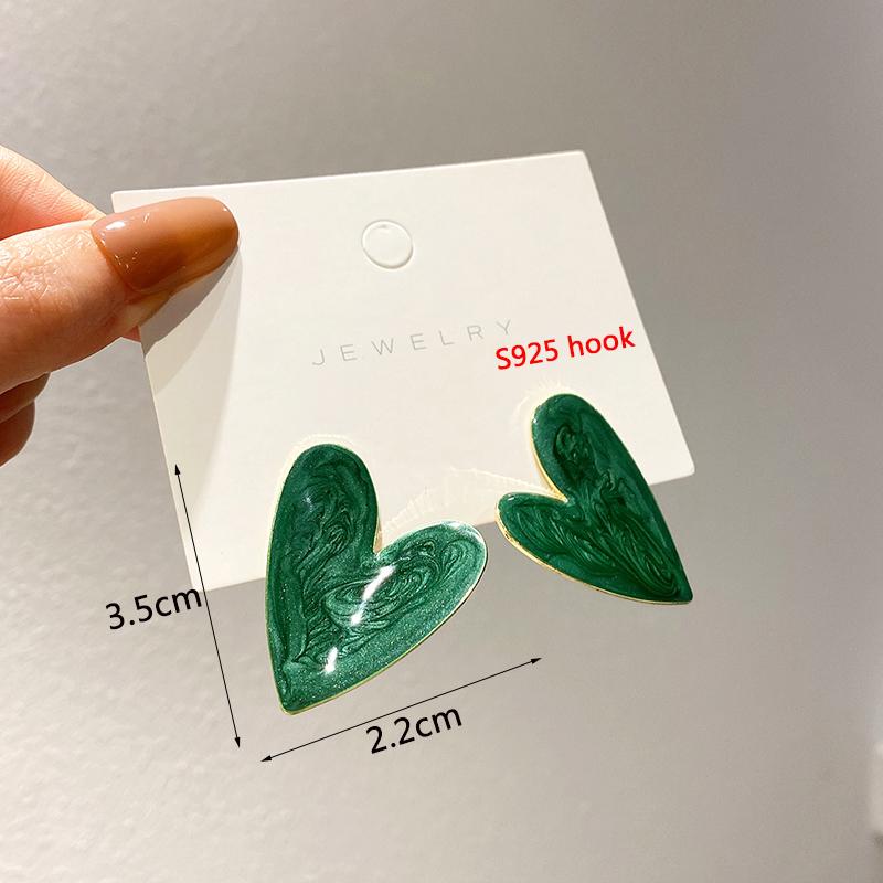 Cercei lungi cu cristale verzi pentru femei, cu pandantive în formă de floare, imitație zirconiu, cercei cu frunze metalice, cadou pentru petrecere