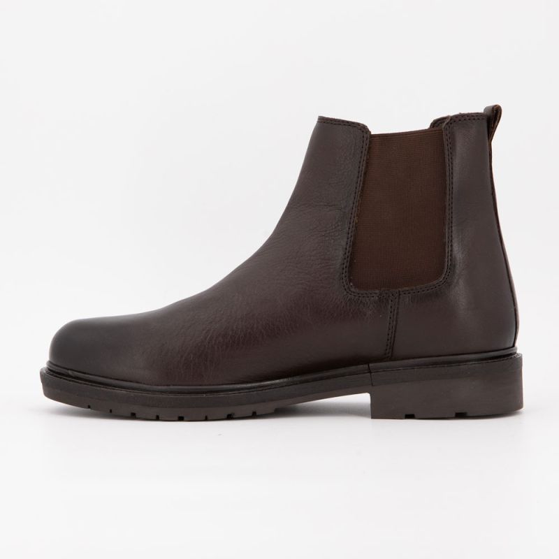Men's Leather Elastic Chelsea Boots ELWIN