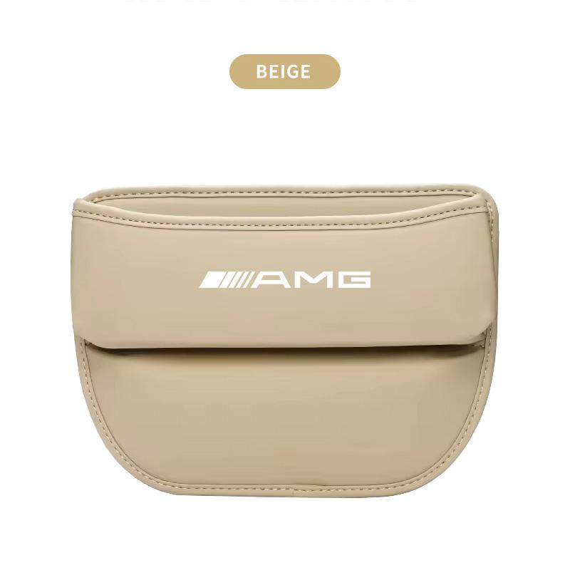 PU Leather Car Seat Gap Organizer Box Storage Bag For Mercedes Benz AMG GLE GLS CLA CLE GLC CLS GLA W223 W213 Tire Valve Cap