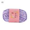 100g Ecopelle Filato da Crochet Lucido Filato per Maglia Fai-da-te Pallina di Filato per Borsa Coperta Cuscino Maglia Maglia all'Uncinetto Filato