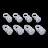 50 Pcs Plastic Rail Curtain Conveyor Hook Rollers Home Curtains Hanger Drapery Tieback Hooks Curtain Accessories Track Slider