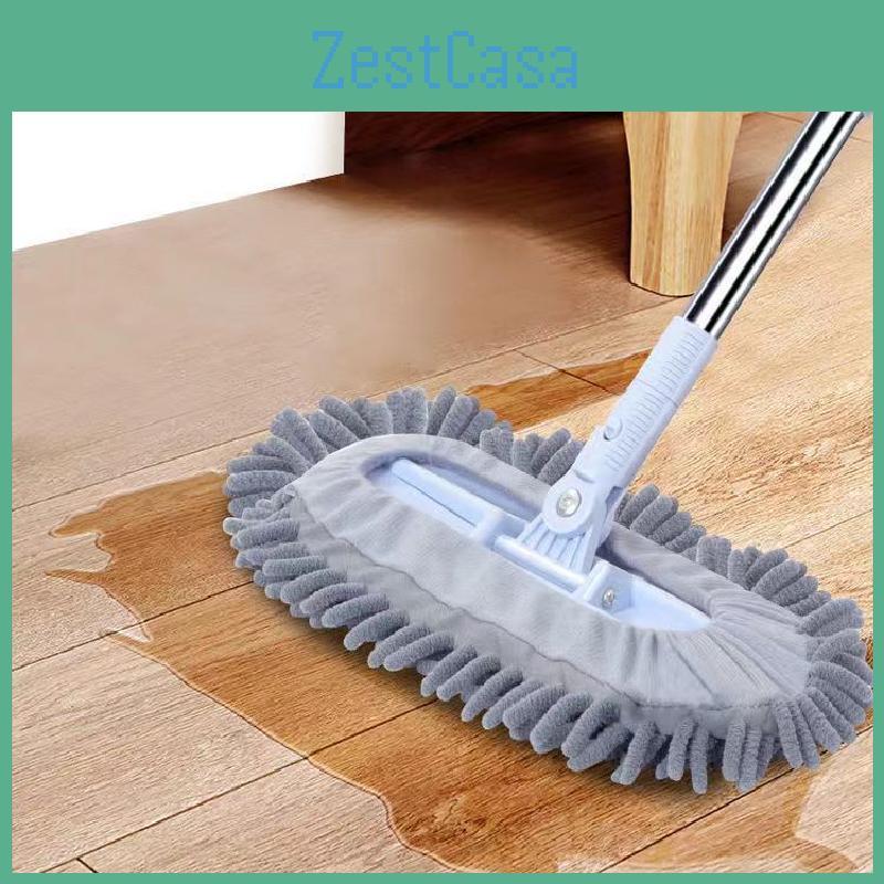 360 Degrees Rotateable Multi Functional Soft Silicone Head Household Mop