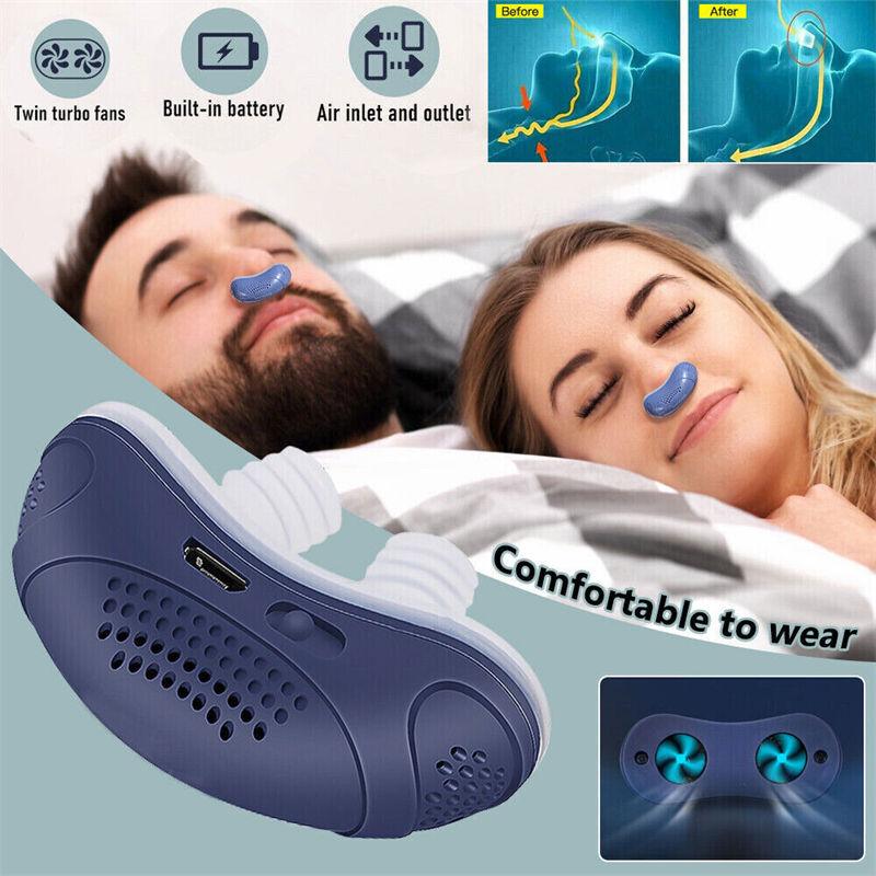 Micro Electric Noise Anti-snoring Device Sleep Apnea Stop Snore Aid Stopper