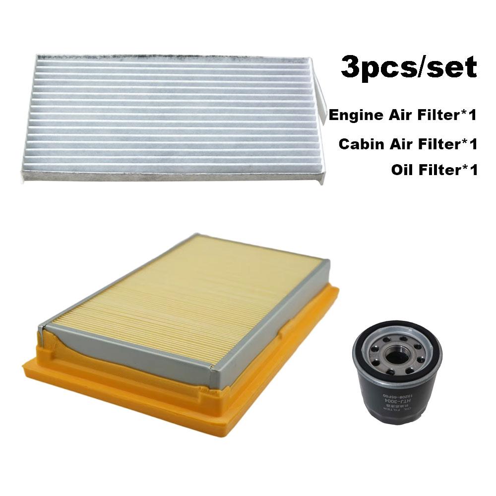3-4pcs Filter Set For DFM Dongfeng AX5 1.4T 2018 2017 2016 Engine Interior Cabin A/C Air Oil Filter Kit Accessories