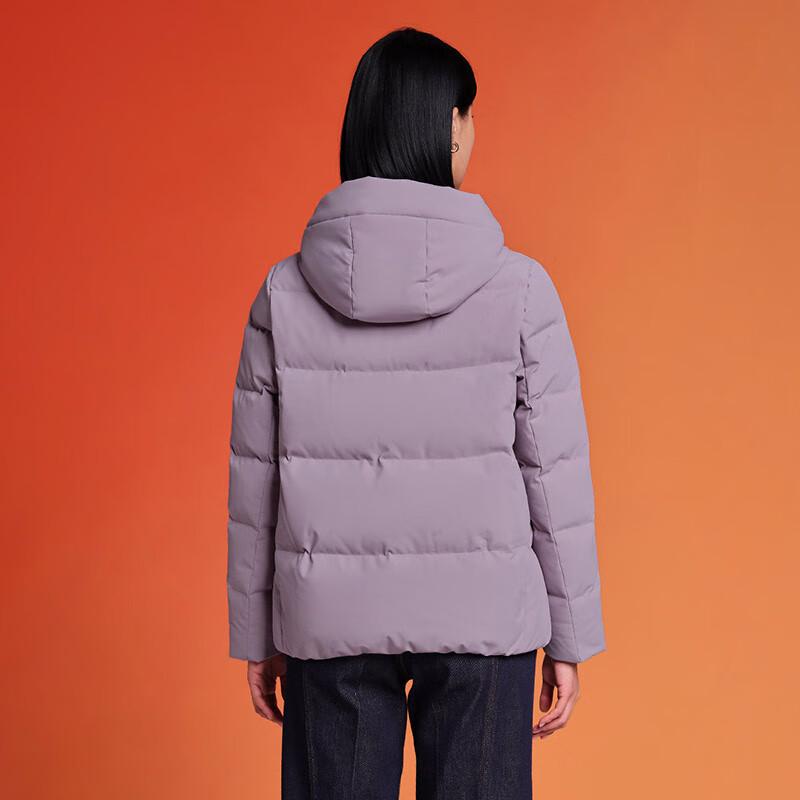 Tanboer Women's Hooded Loose-Fit Short Down Jacket TD236356