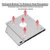 OULLX Optical Bay HDD Caddy 12.7mm 9.5mm 9mm SATA 3.0 2.5'' HD Hard Disk Drive Enclosure SSD Case Box For Laptop CD-ROM DVD-ROM