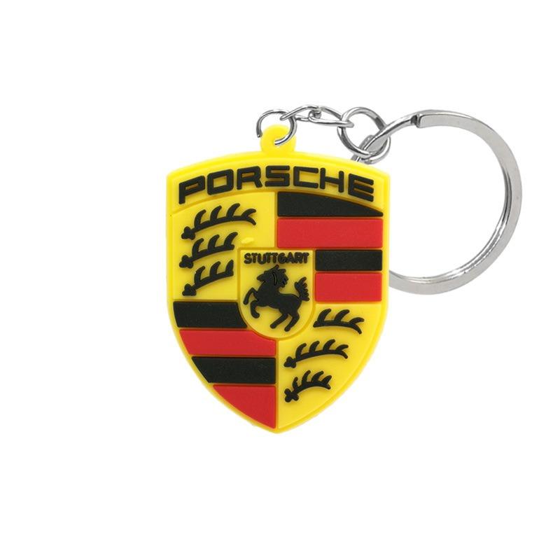 

Для Porsche Cayenne Panamera Macan 911 Taycan Boxster Cayman 918 Pajun Брелок для ключей автомобиля Брелок-подвеска от потери Автоаксессуары