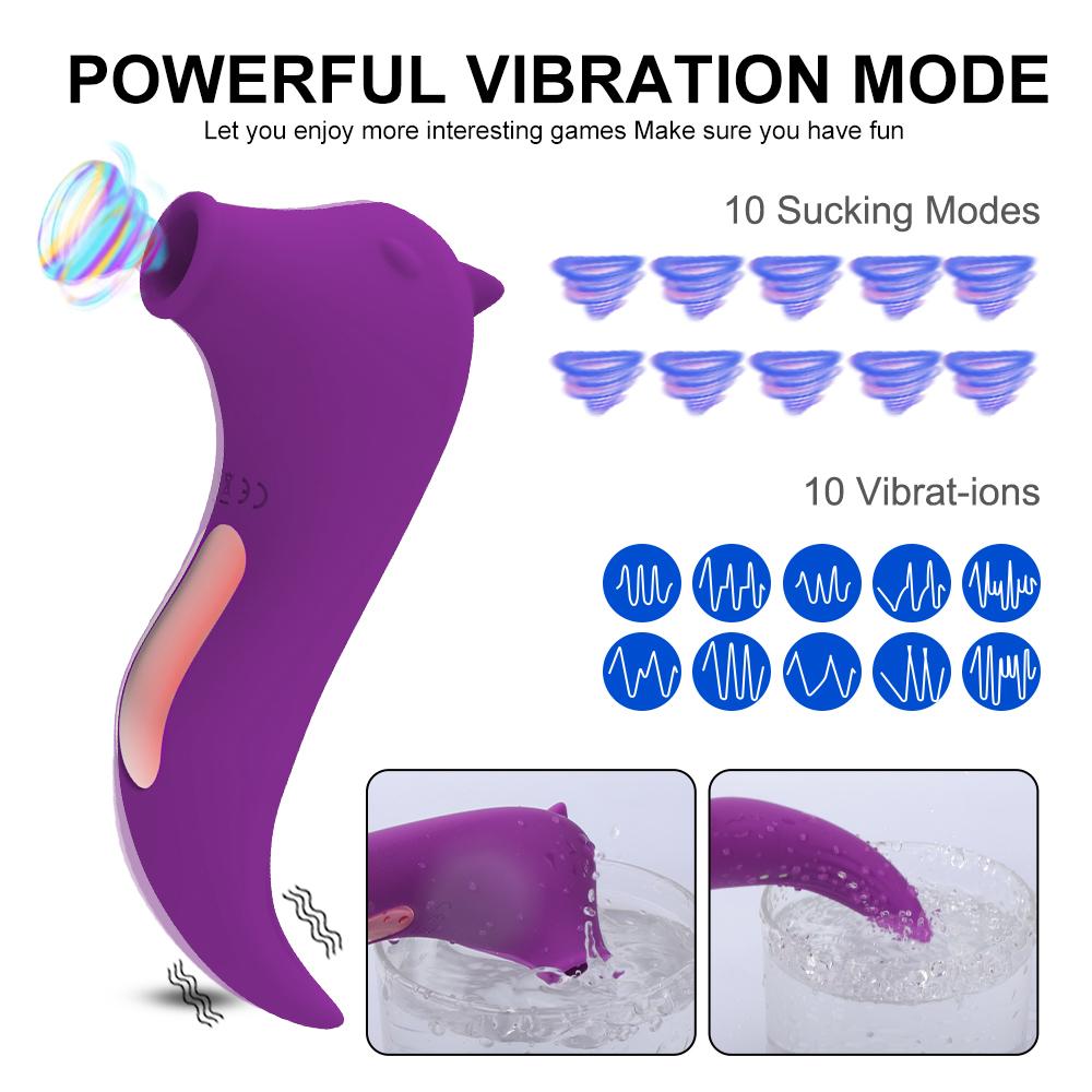 Clitoris Sucking Vibrator Adult Women Sex Toys Nipple Oral Sucker Vacuum Stimulator Massager Dildo Vibrating Female Masturbator