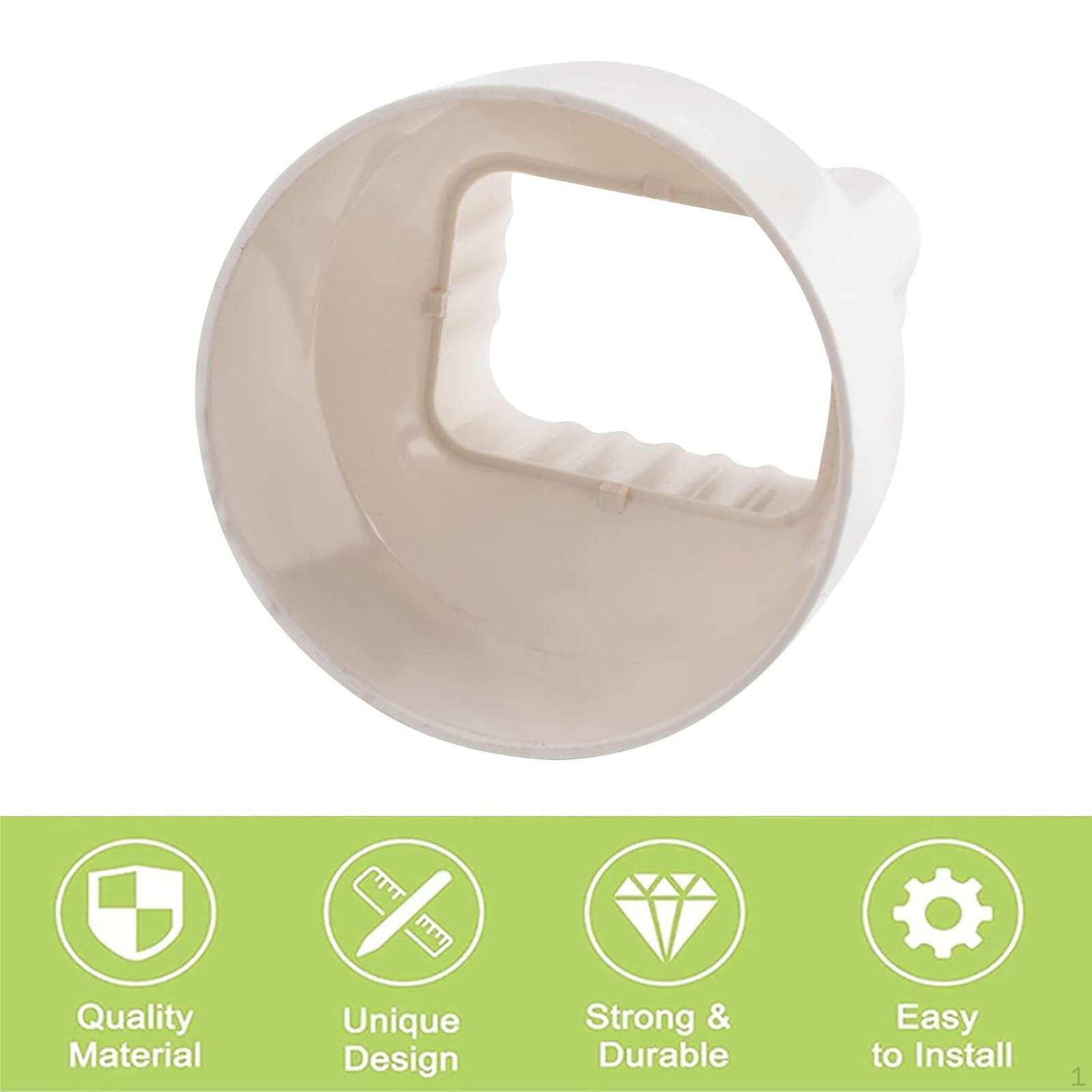 

Adapter for Connecting Rainwater Drainage Pipes with PVC Fittings, Easy Installation, Suitable 6cmx8cm