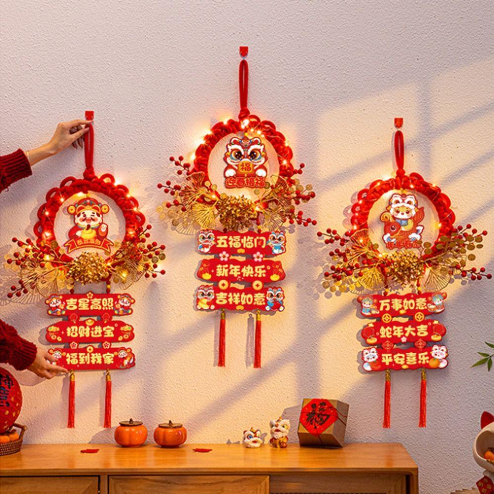 Flocking Spring Festival Fu Character Pendant  Home Living Room Decor