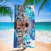 New Anime Character Printed Microfiber Beach Towel Quick Dry Water Absorbent Bath Towel