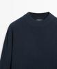 Masimodutti Turtleneck Cotton Blend Knit Sweater