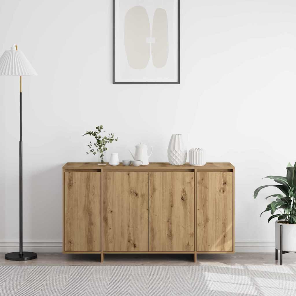 Artisan Oak Sideboard 135 x 41 x 75 cm Engineered Wood