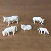 Enhances Miniature World 1/87 Scale DIY Resins Farm Scene Figures, Realistic Detailing for Collectors