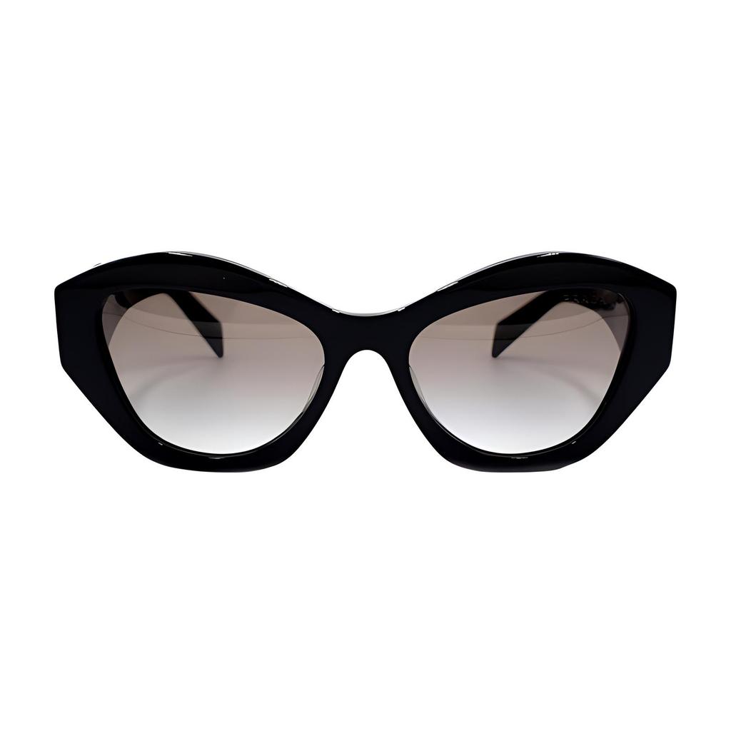 Prada Fashion Runway Series Geometric Design Holiday Travel Sunglasses SPR07Y F Women sunglasses Black SPR07Y-F-1AB-0A7