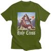 Classic Not Today Satan Jesus Crossover Basketball Holy Cross T Shirt Unisex Tshirts Casual Graphic Tee Tops Slim Fit Clothes