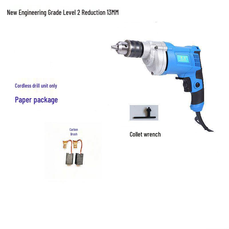 HuiZuan 220V Handheld Two-Speed Multi-Function Drill with Mixer and Bracket