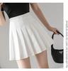 Japanese College Style High Waist Pleated A-Line Skirt - Anti-Exposure, Slimming Summer Short Skirt for Students