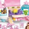 Mini Airliner Model Kitchen Toy Set Cartoon Cute Kitchen Accessories Toy Set for Girls Toddlers