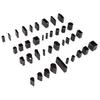 39 Shapes Leather Cutter Punch High Density High Carbon Steel Thin Sharpness Hollow Punch Cutter for DIY Handicraft Belts