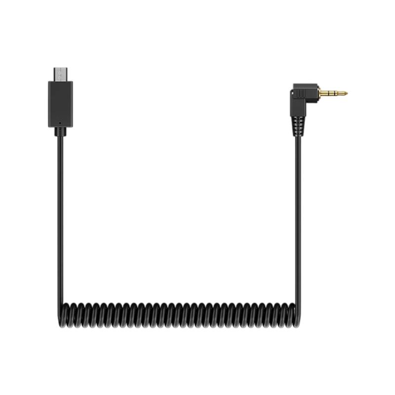 Universal 2.5mm Flash PC Syncing Cable Spring Load Design Wire Compatible for Cameras Flash Photography Accessories