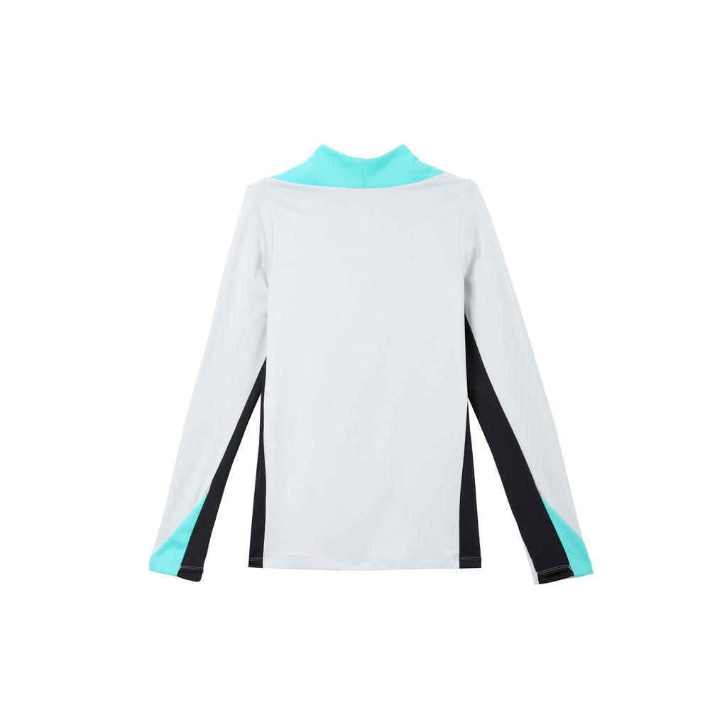 Nike Dri-Fit Strike Fashion Comfortable Versatile Long Sleeve Football Shirt Men Tops Dust-Light Black Vibrant-Blue FN2404-025