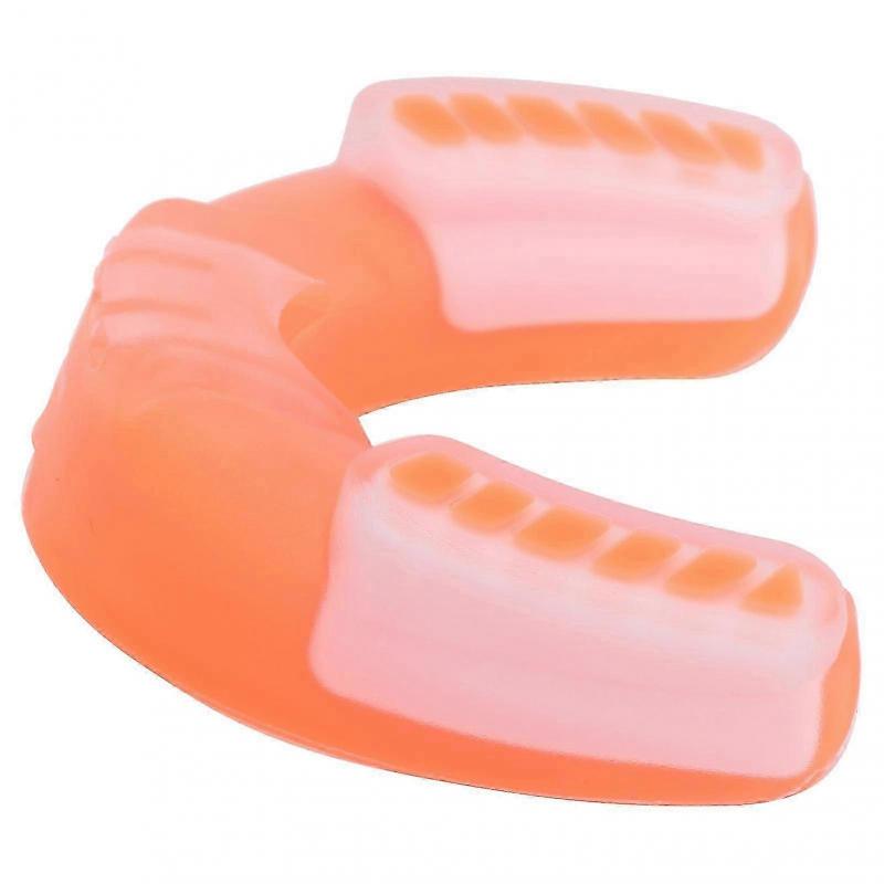 Zahnschutz für Erwachsene Mundschutz Protektor für Sanda Boxen Sport mit Aufbewahrungsboxorange