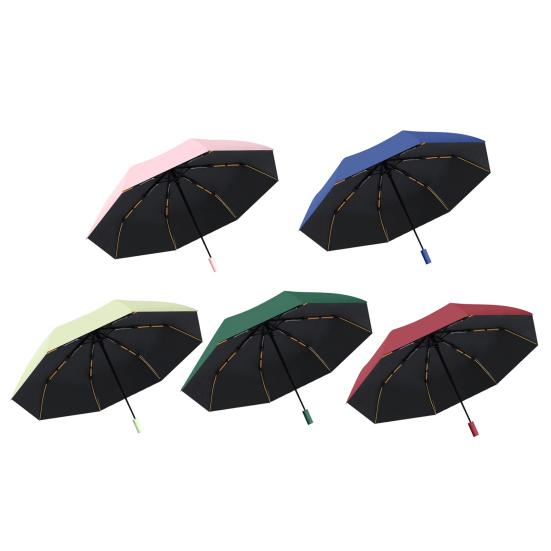 Portable Automatic Folding Umbrella, Sun Blocking UV Protection Travel Umbrella, Windproof Rainproof Sun Rain Umbrella for Men Women
