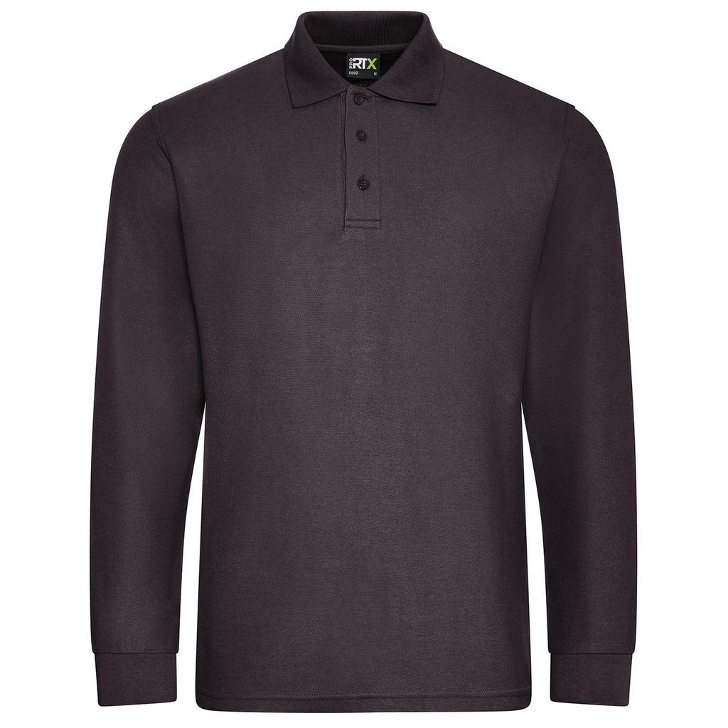 Pro RTX Mens Pro Pique Long-Sleeved Polo Shirt
