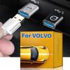 Car Type-C To USB 3.0 Interface Mini Converter Charging Adapter For Volvo CX90 JG7
