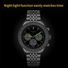 MOBWOL Men Chronograph Watch Leather Strap 30M Waterproof Quartz Sports Wristwatch Luxury Business Male Gift Watch