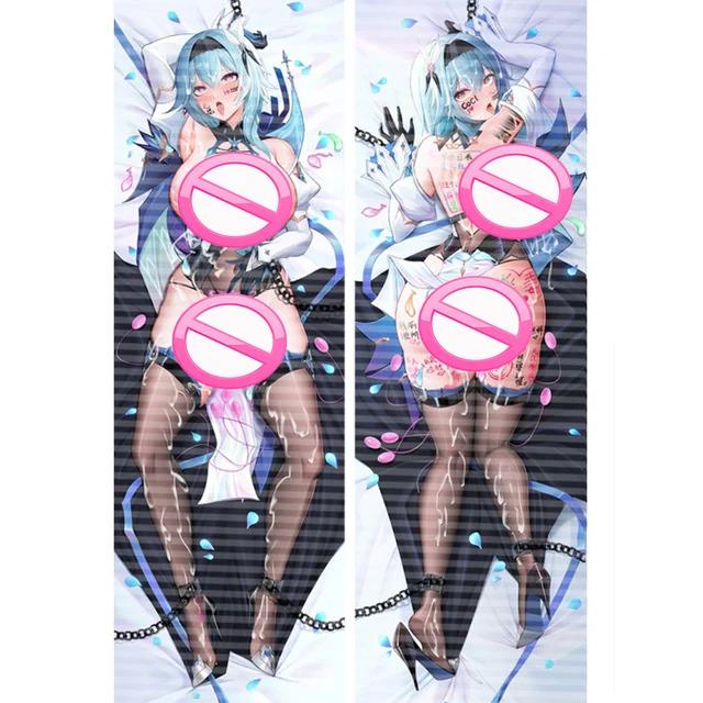 Genshin Impact Eula Dakimakura 2WAY Hing Body Case Anime Game Otaku Pillow Cushion Cover Xmas Gifts