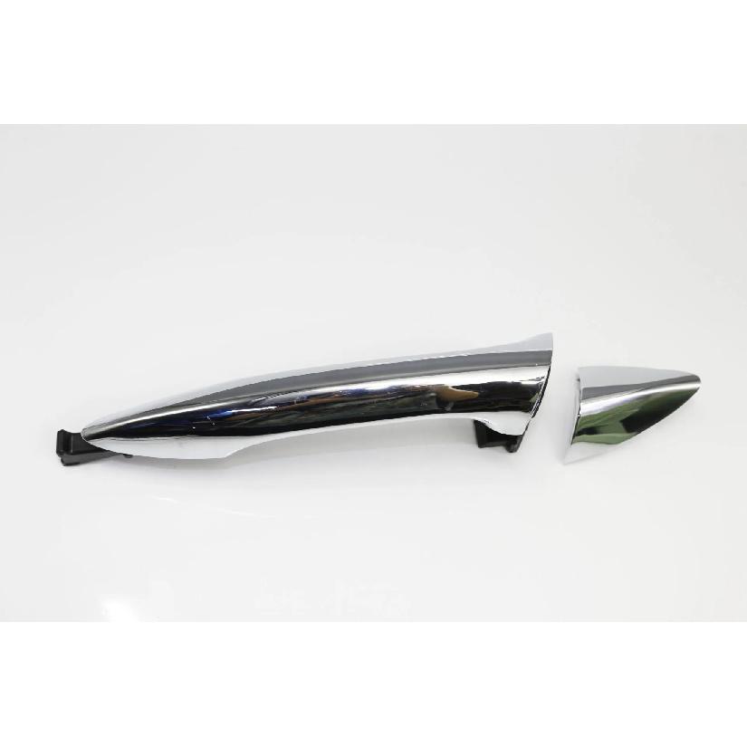 Exterior Door Handle For 2011-2014 Hyundai Elantra Rear LH Sedan Chrome Plastic 826513X010 836523X030