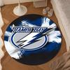 Tampa Bay Hockey Round Rug for Livingroom,Bedroom, Palyroom, Chair Rug, Area rug, Circle Carpet, Large Size Decor Fan Christmas gift