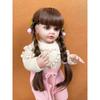55 cm weiche Silikonkörperpuppen Vinyl Reborn Kleinkind Mädchen Puppe Betty Lebensechte Neugeborene Baby Perücke Haar Geschenke für Kinder Spielzeug