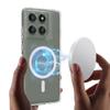 For Motorola Edge 70 5G Clear Phone Magnetic Case TPU + Acrylic Back Cover