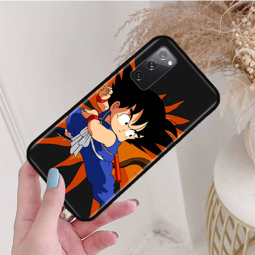 Black Case for Xiaomi Poco X6 X4 M5 M6 F5 F6 C65 C55 C50 C51 C40 Pro Redmi 14C A3X 13C 12C 11T 10A 9C Note 7 6 8A Plus W-87 Dragon Ball Little Goku
