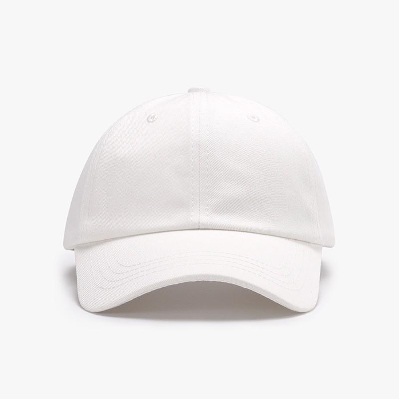 Unisex Classic Black Cotton Baseball Hat With Curved Brim For Outdoor Sunshade And Casual Wear