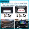 10 Inch Car Frame Fascia Adapter Canbus Box Decoder Android Radio Dash Fitting Panel Kit For Ford Transit Custom V363 2017-2023