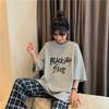 Vintage Buchstabenprint Lässiges Oversize T-Shirt Sommer koreanisch Kurzarm T-Shirts für Damen Kleidung Harajuku Studenten Y2k Oberteile Streetwear