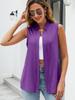 Sommer Frauen Casual Einfarbig Weste Mode Büro Dame Business Arbeit Tragen OL Ärmellose Strickjacke