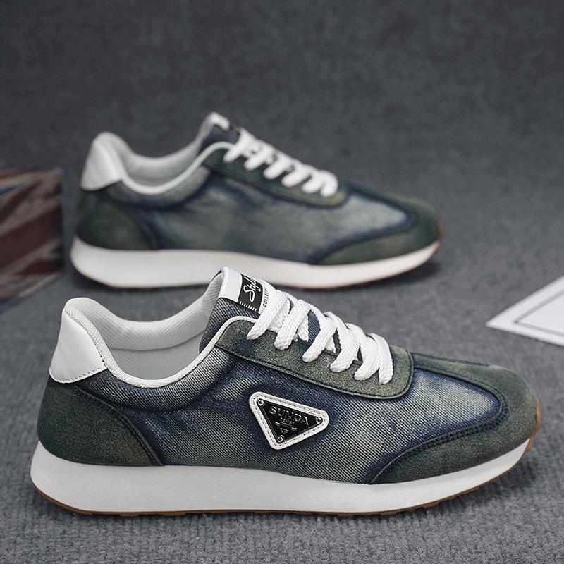 

Denim Forrest Gump shoes men s summer 2024 new sports shoes student casual men s shoes breathable trendy shoes increase height 39