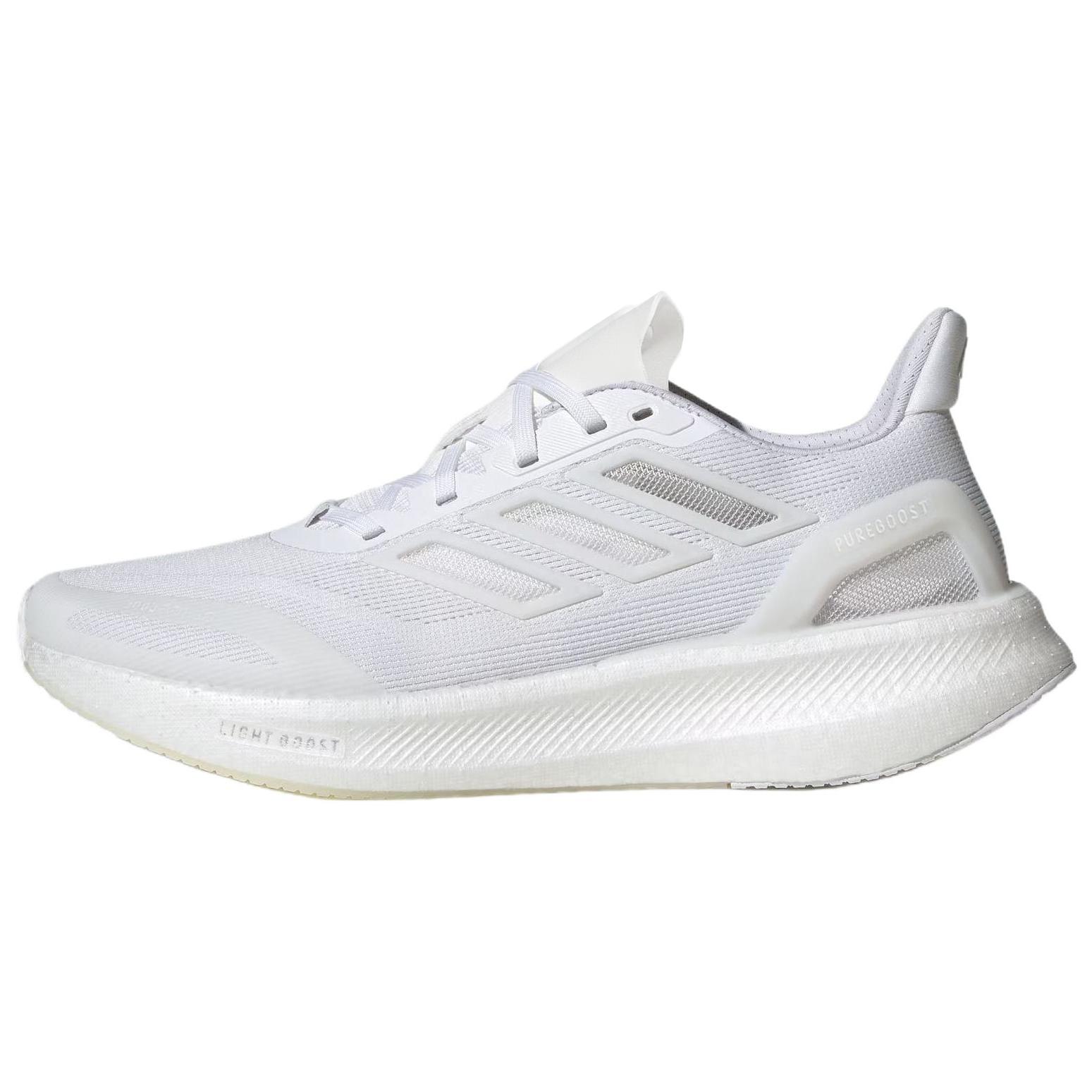 Adidas Pureboost 5 Climacool Comfortable Fabric Non-Slip Wear-Resistant Rebound Running Shoes Men sneakers White JS5062 39⅓