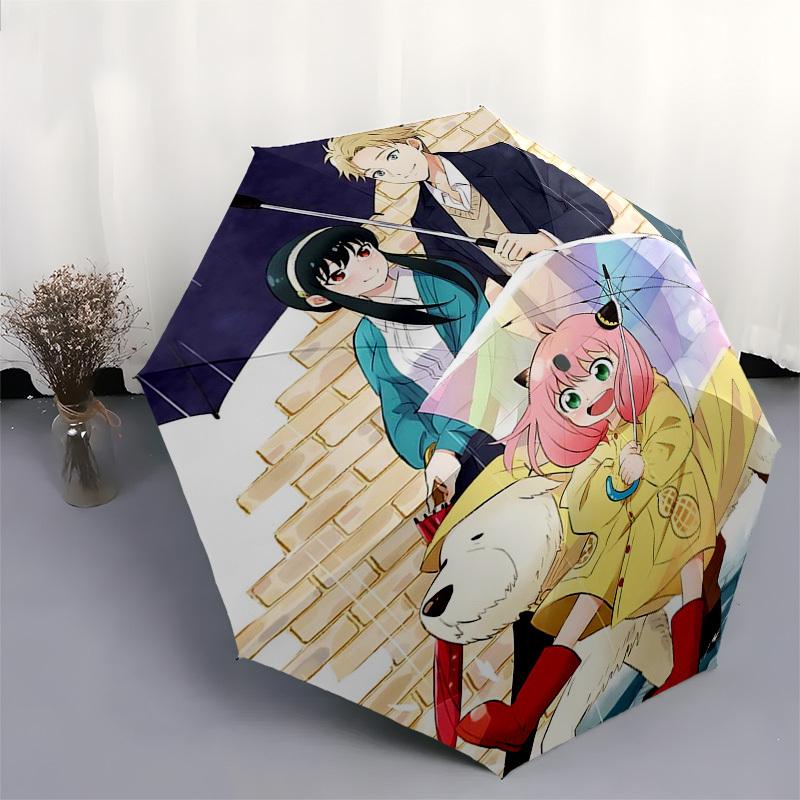 1pc Adventure Umbrella Set, Automatic Open Transparent Umbrella with Cute Anime Characters for Fans, Travelers, Daily Use, Gift Idea.I059